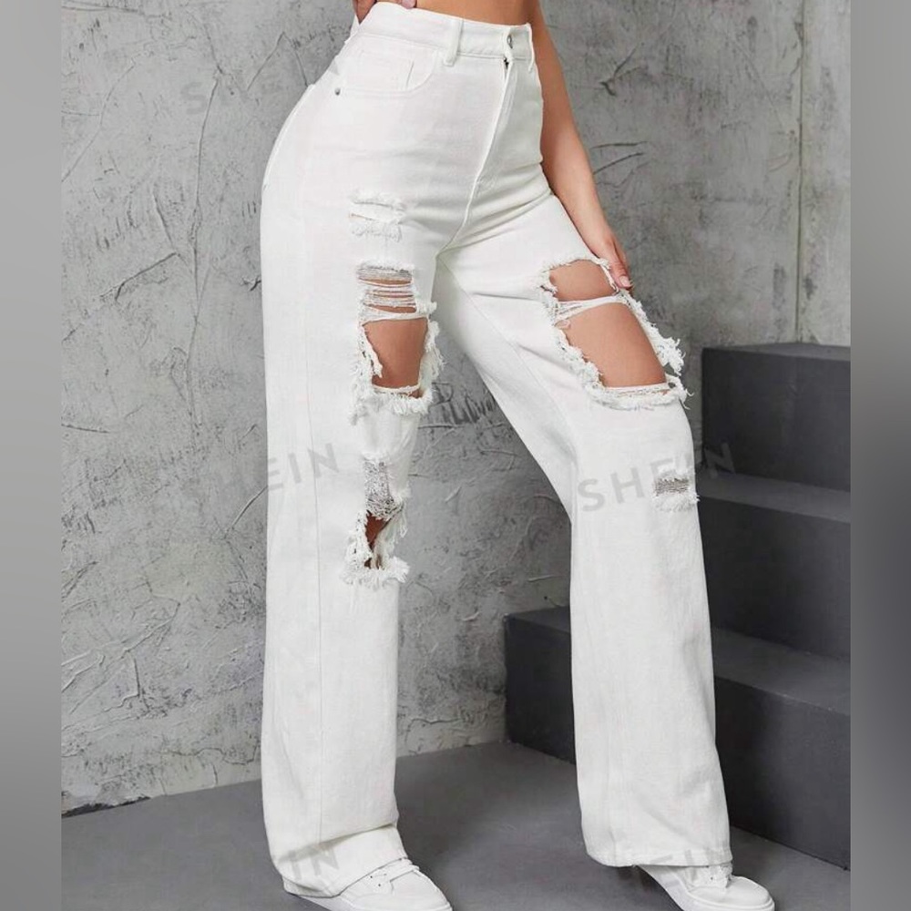 White jeans